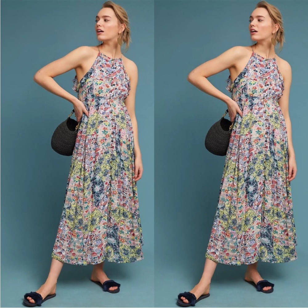 Anthropologie Allerton Maxi Dress